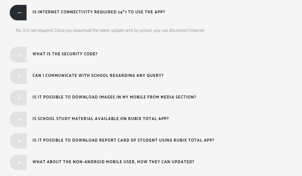 Rubix - FAQ Page
