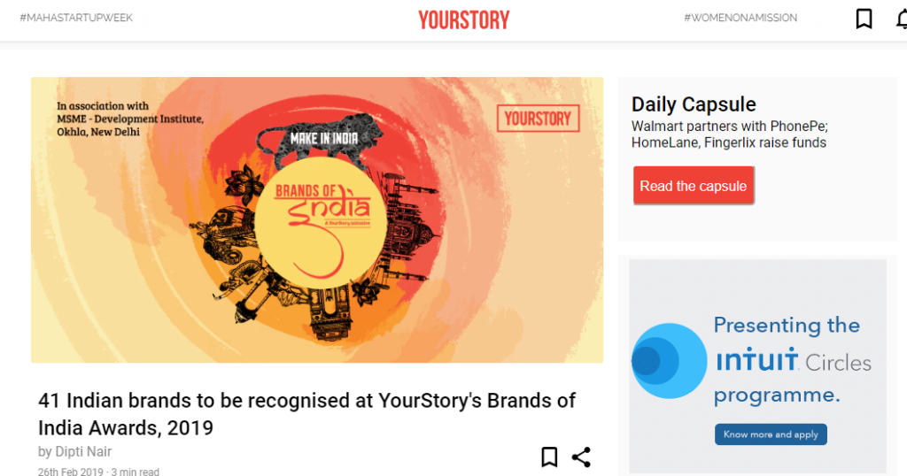 Yourstory - Startup Media