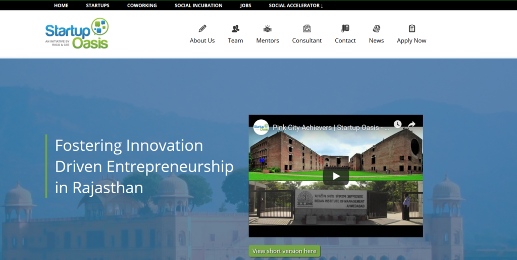 Startup Oasis - coworking space in jaipur
