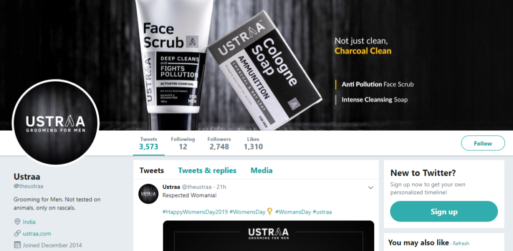 Ustraa - best twitter accounts